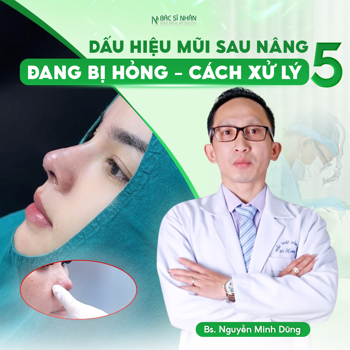 5 DẤU HIỆU MŨI SAU NÂNG ĐANG BỊ HỎNG - CÁCH XỬ LÝ ĐÚNG